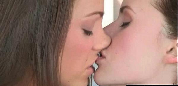  Lesbian Gorgeous Girls Lick Each Other video-11